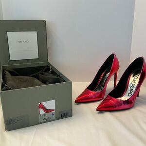 TOM FORD Candy Red Pumps